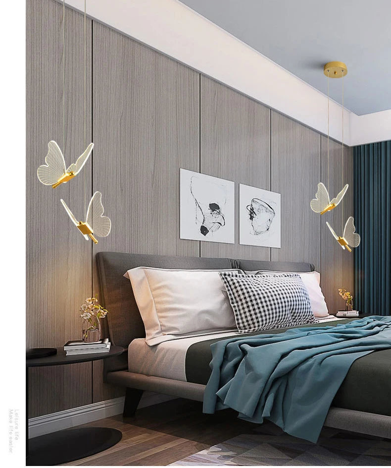 "Onda di Seta" – Butterfly Pendant Chandelier By Enzo Bellari®