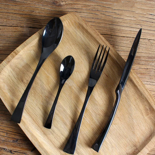 "Il Nero" – 4-Piece Cutlery Set By Enzo Bellari®