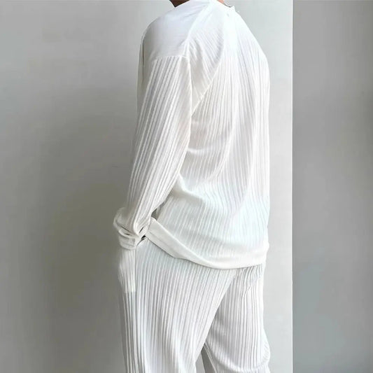 "Linea Pulita" – Deep V Sweater Set By Enzo Bellari®