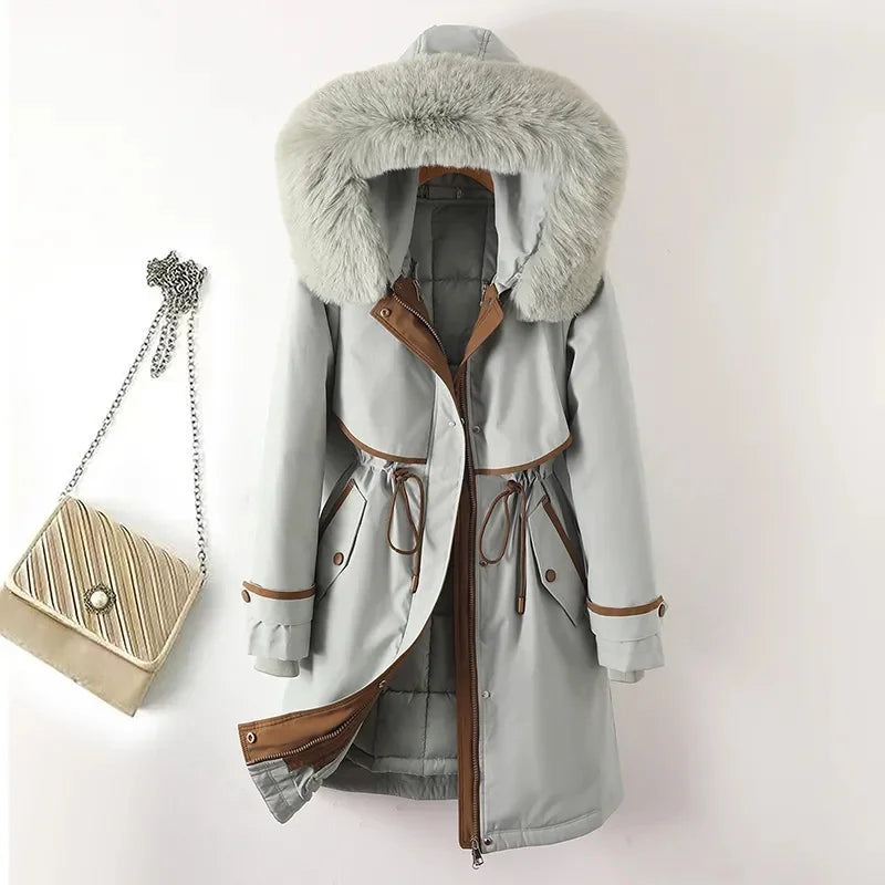"Neve Elegante" – Fur Hooded Parka By Enzo Bellari®