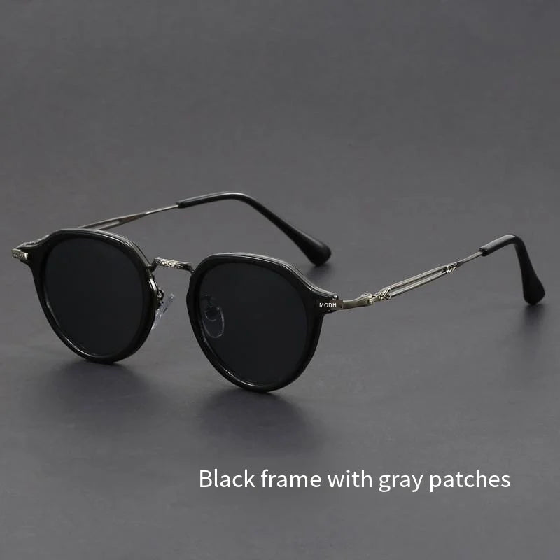 "Oro di Mare" – Metal Round Frame Sunglasses By Enzo Bellari®