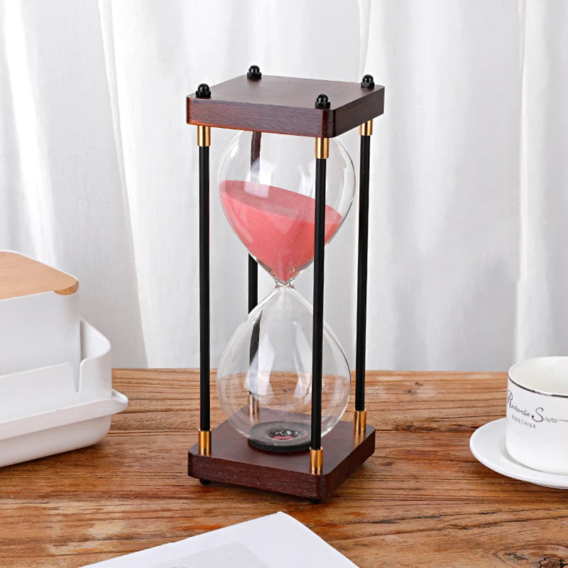 "Fior di Vento" – Vintage Wooden Hourglass Timer By Enzo Bellari®