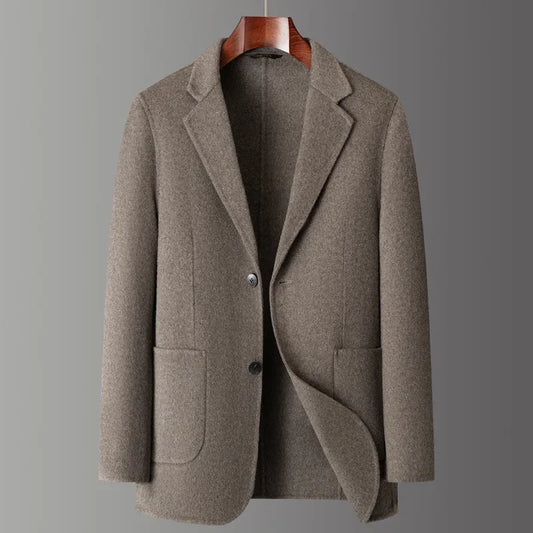 "Oro di Mare" – Double-Faced Woolen Business Jacket By Enzo Bellari®