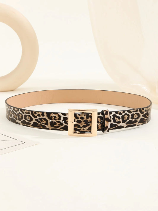 "Macchia Antica" – Leopard PU Belt By Enzo Bellari®