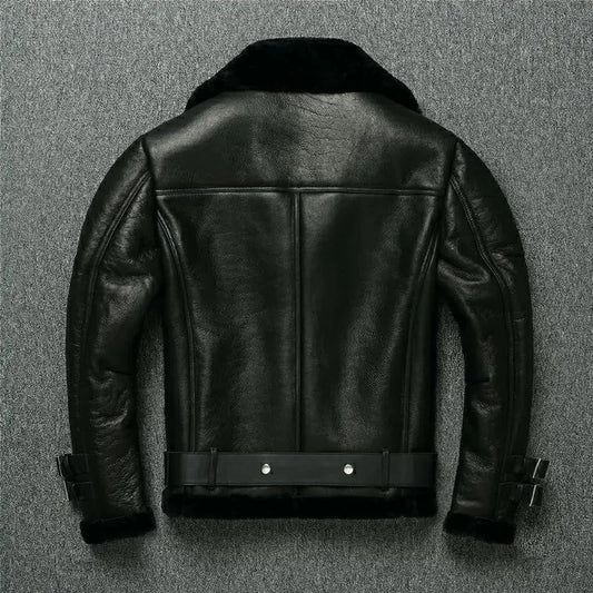 "Il Biker" – Shearling Leather Jacket By Enzo Bellari®