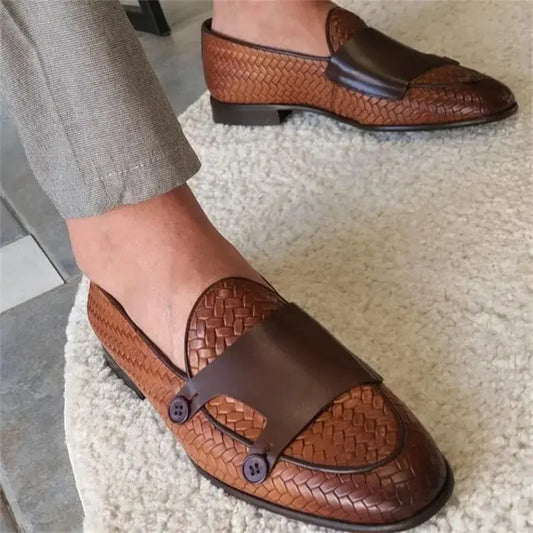 "Intreccio Morbido" – PU Loafers Patterned By Enzo Bellari®