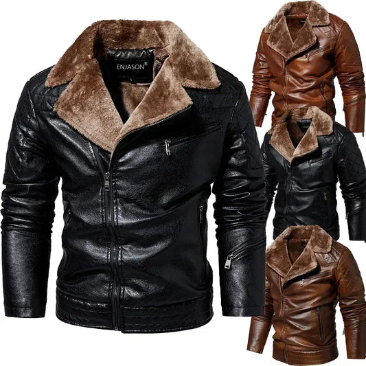 "Collare Regale" – Fur Leather Jacket By Enzo Bellari®