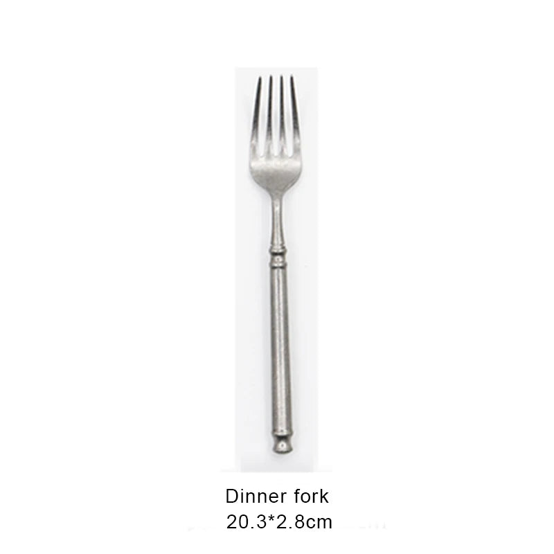 "Acciaio Retrò" – Stainless Flatware Cutlery Set By Enzo Bellari®