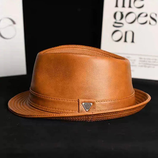"Oro di Mare" – Genuine Leather Top Hat By Enzo Bellari®