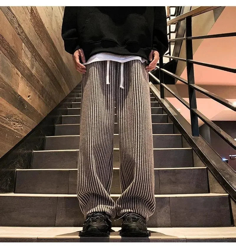 "Il Rilassato" – Striped Casual Pants By Enzo Bellari®