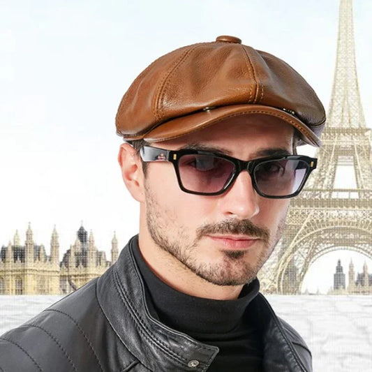 "Berretto Retrò" – Brown Beret Hat By Enzo Bellari®