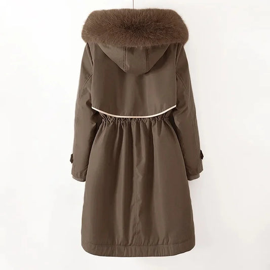 "Neve Elegante" – Fur Hooded Parka By Enzo Bellari®