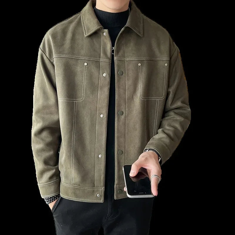 "Vento di Chamois" – Chamois Leather Jacket By Enzo Bellari®