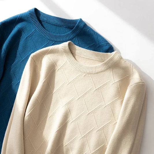 "Alma Bella" – Thickened Cashmere Sweater By Enzo Bellari®