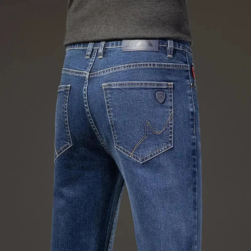 "Linea Invernale" – Fleece Straight Jeans By Enzo Bellari®