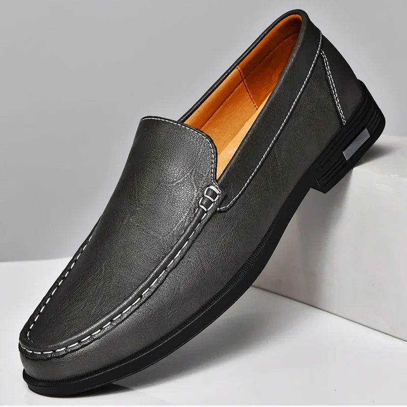 "Scivolo Vero" – Leather Slip-on Loafers By Enzo Bellari®