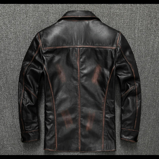 "Il Cavaliere" – Horsehide Leather Jacket By Enzo Bellari®