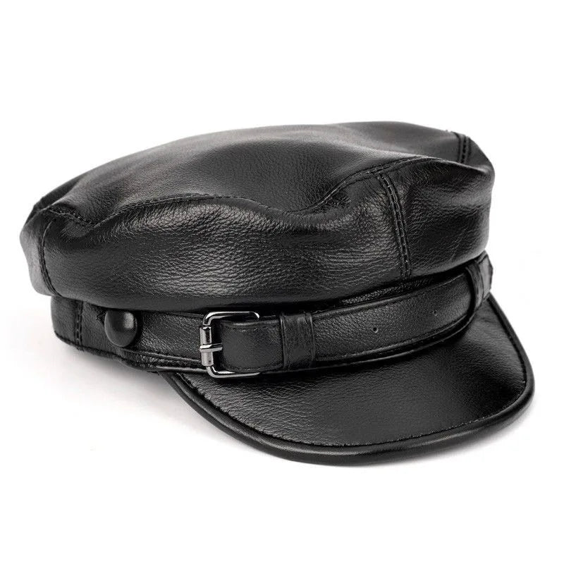 "Berretto Urbano" – Leather Beret Hat By Enzo Bellari®