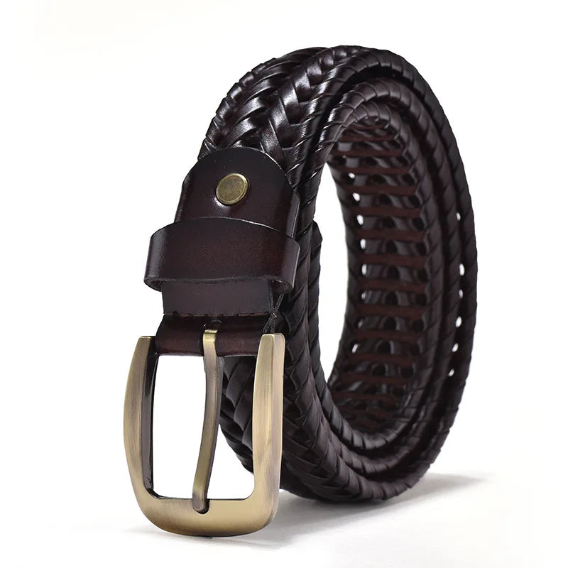 "Alma Bella" – Genuine Leather Braided Belt By Enzo Bellari®
