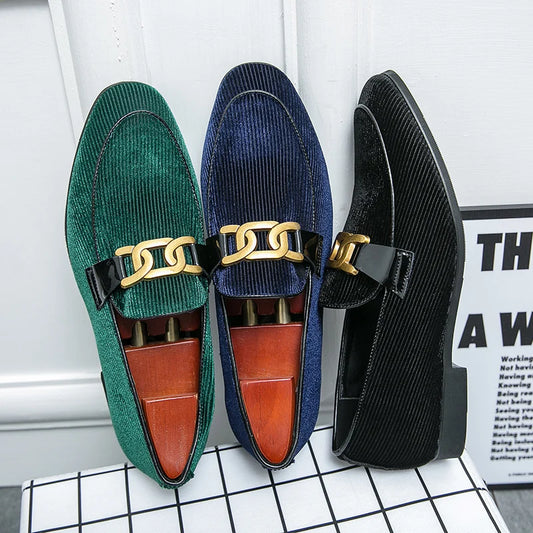 "Verde Lusso" – Green Leather Loafers By Enzo Bellari®