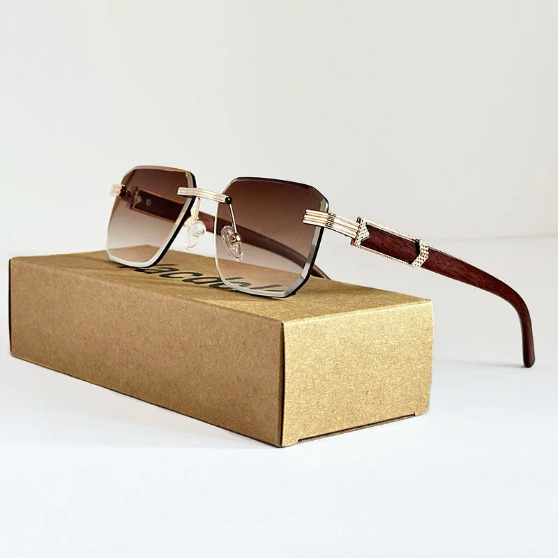 "Occhio Legnoso" – Wooden Square Sunglasses By Enzo Bellari®