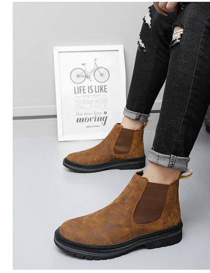 "Stile Regale" – Leather Chelsea Boots By Enzo Bellari®