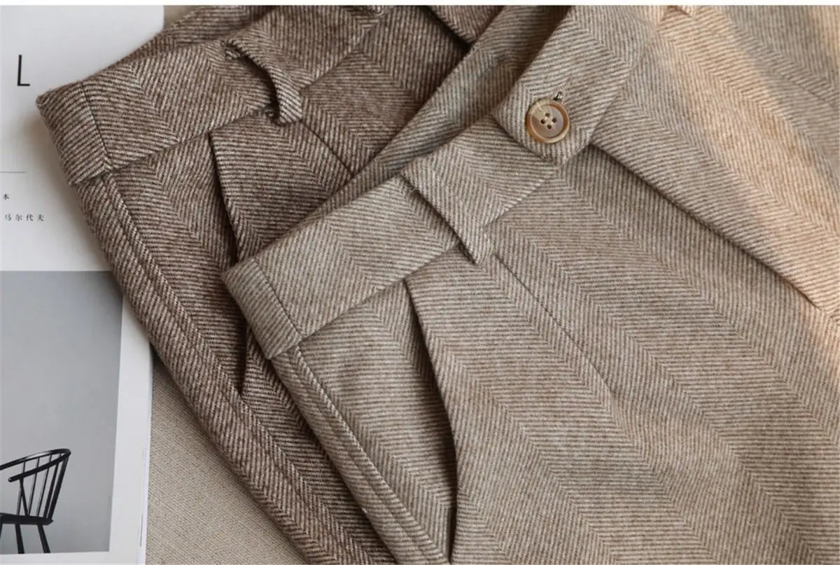 "Lana Sciolta" – Woolen Harem Pants By Enzo Bellari®