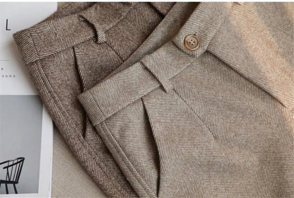 "Lana Sciolta" – Woolen Harem Pants By Enzo Bellari®