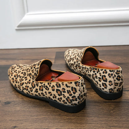 "Sole di Capri" – Leopard Print Loafers By Enzo Bellari®