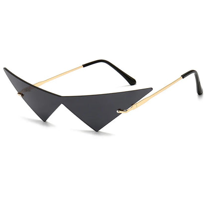 "Occhio Felino" – Cat Eye Rimless Sunglasses By Enzo Bellari®