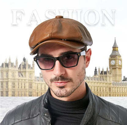 "Berretto Retrò" – Brown Beret Hat By Enzo Bellari®