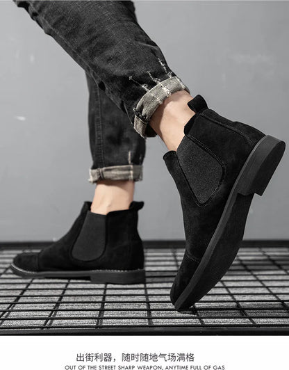 "Colore Solare" – Yellow Chelsea Boots By Enzo Bellari®