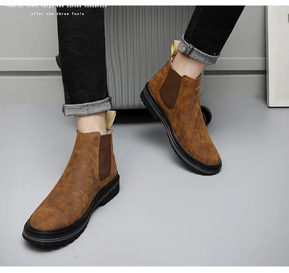 "Stile Regale" – Leather Chelsea Boots By Enzo Bellari®