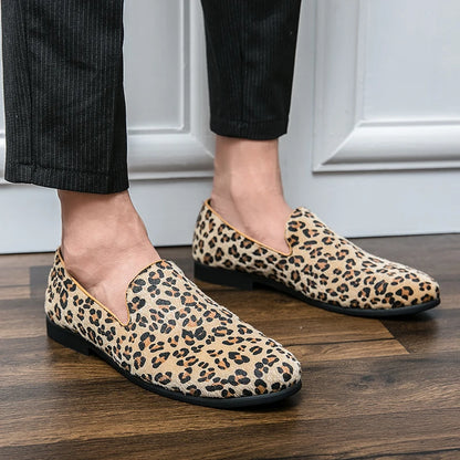 "Sole di Capri" – Leopard Print Loafers By Enzo Bellari®