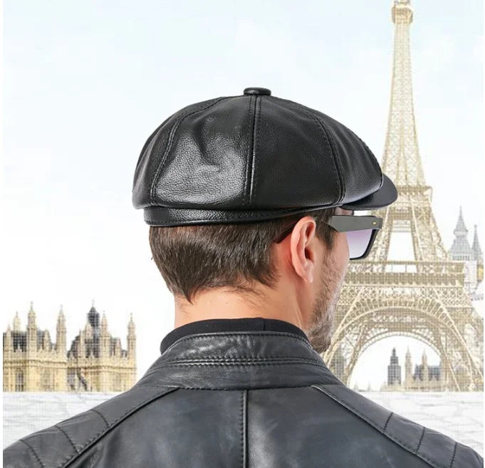 "Berretto Retrò" – Brown Beret Hat By Enzo Bellari®