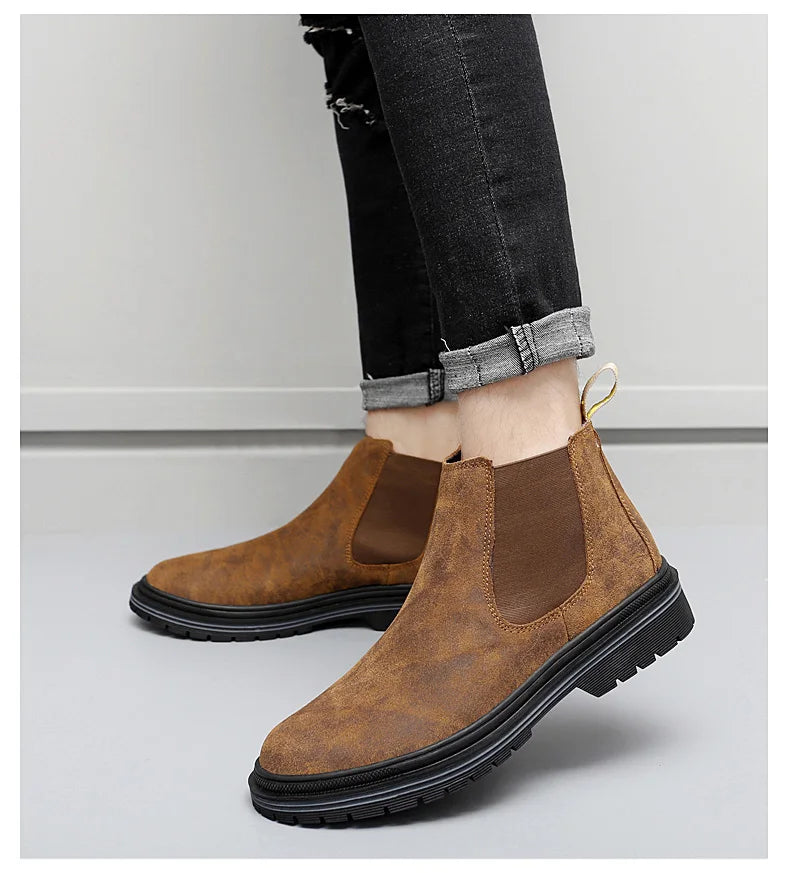 "Stile Regale" – Leather Chelsea Boots By Enzo Bellari®