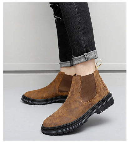 "Stile Regale" – Leather Chelsea Boots By Enzo Bellari®