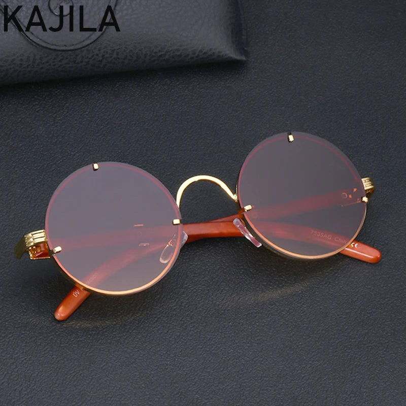 "Il Vapore" – Rimless Steampunk Sunglasses By Enzo Bellari®