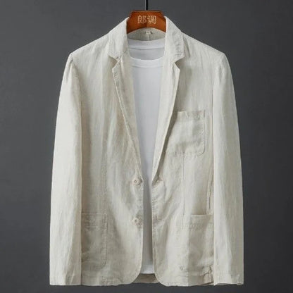 "Il Bianco" – Cotton-Linen Blazer By Enzo Bellari®