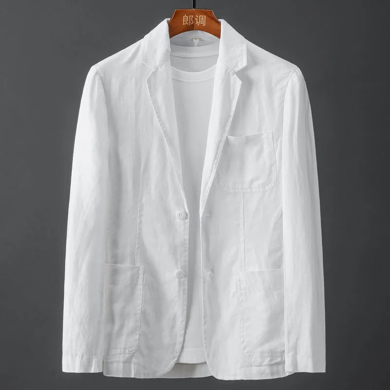 "Il Bianco" – Cotton-Linen Blazer By Enzo Bellari®
