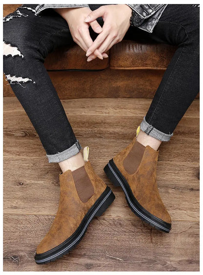 "Stile Regale" – Leather Chelsea Boots By Enzo Bellari®