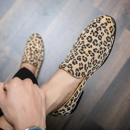 "Sole di Capri" – Leopard Print Loafers By Enzo Bellari®