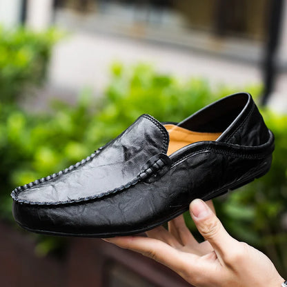 "Oro di Mare" – Casual Leather Loafers By Enzo Bellari®