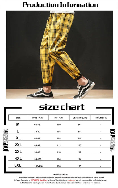 "Vento Lieve" – Japanese Plaid Joggers By Enzo Bellari®