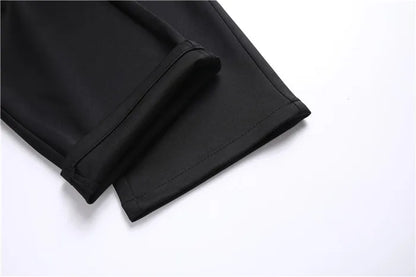 "Cielo Stellato" – Plus Size Elastic Work Pants By Enzo Bellari®