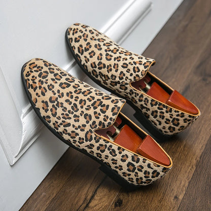 "Sole di Capri" – Leopard Print Loafers By Enzo Bellari®