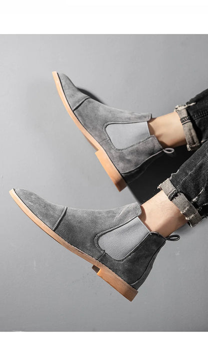 "Colore Solare" – Yellow Chelsea Boots By Enzo Bellari®