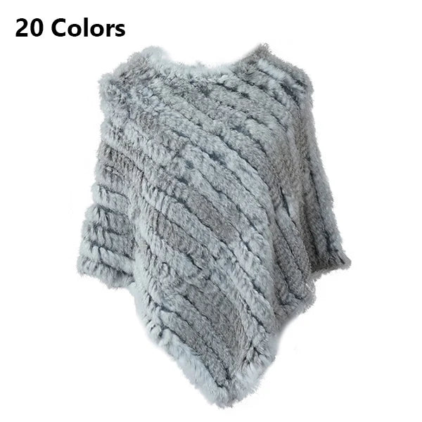 "Coniglio Reale" – Fur Poncho Vest By Enzo Bellari®