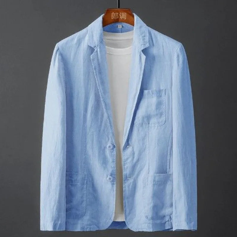 "Il Bianco" – Cotton-Linen Blazer By Enzo Bellari®