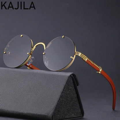 "Il Vapore" – Rimless Steampunk Sunglasses By Enzo Bellari®
